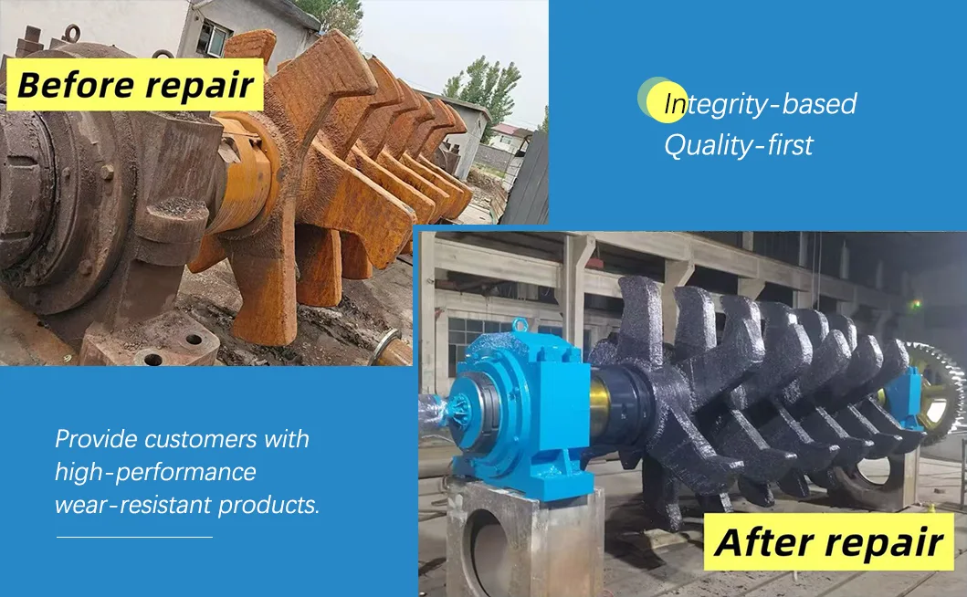 ​Reparo de rolo único de máquina de sinterização