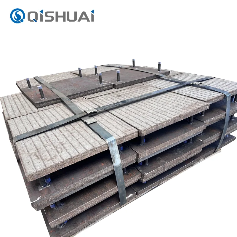 Placa de desgaste de soldagem cromada